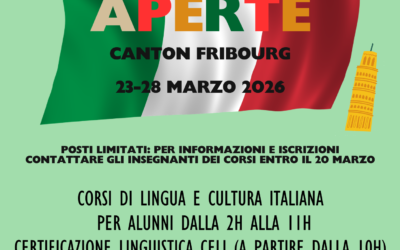 Settimana porte aperte dal 23 al 28 marzo 2026